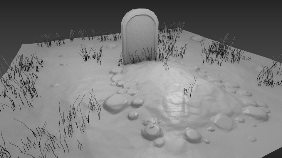 Small Graveyard Scene preview image 1